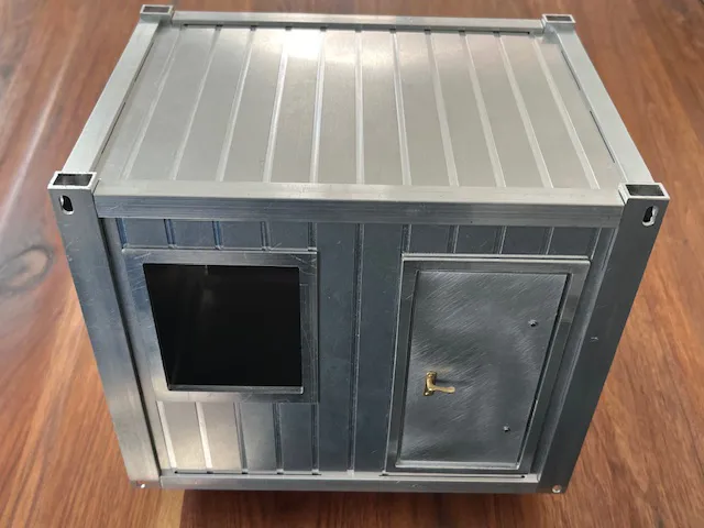 Bürocontainer Aluminium "klein"